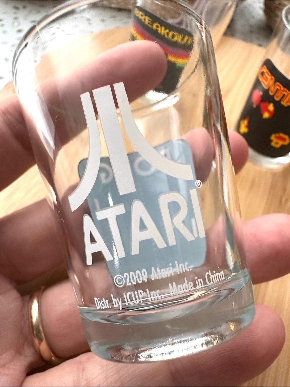 Atari Themed Shot Glass Set of 4